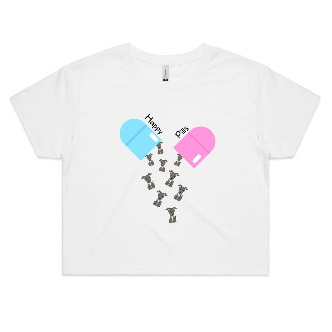 Happy Pills - Women's Crop T-Shirt