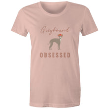 Load image into Gallery viewer, Greyhound Obsessed - Women&#39;s Classic T-Shirt
