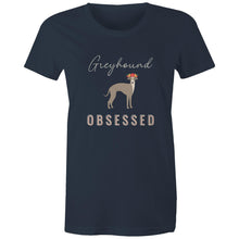 Load image into Gallery viewer, Greyhound Obsessed - Women&#39;s Classic T-Shirt
