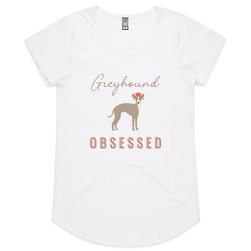 Greyhound Obsessed - Women's Scoop Neck T-Shirt