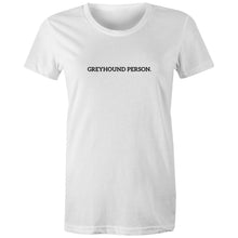 Load image into Gallery viewer, Greyhound Person - Women&#39;s Classic T-Shirt
