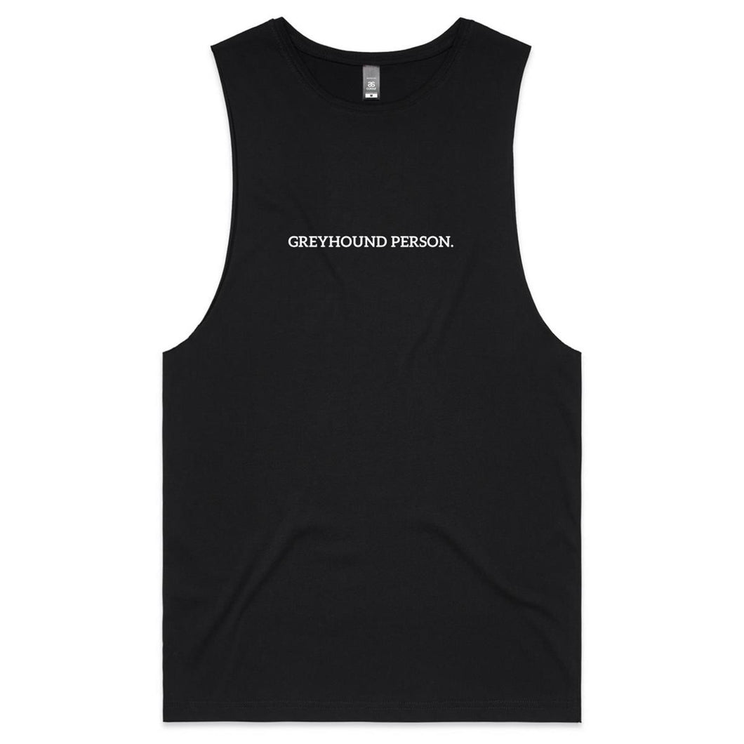 Greyhound Person - Men's Tank Top Tee