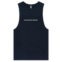 Load image into Gallery viewer, Greyhound Person - Men&#39;s Tank Top Tee
