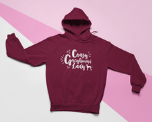 Load image into Gallery viewer, Crazy Greyhound Lady Graphic - Pocket Hoodie Sweatshirt
