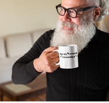 Load image into Gallery viewer, Greyhound Grandpa - White glossy mug
