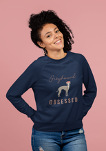 Load image into Gallery viewer, Greyhound Obsessed - Crew Sweatshirt
