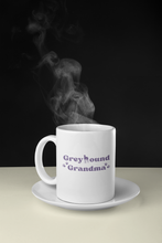 Load image into Gallery viewer, Greyhound Grandma - White Glossy Mug
