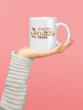 Load image into Gallery viewer, Worlds Best Greyhound Mum - White Glossy Mug
