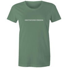 Load image into Gallery viewer, Greyhound Person - Women&#39;s Classic T-Shirt
