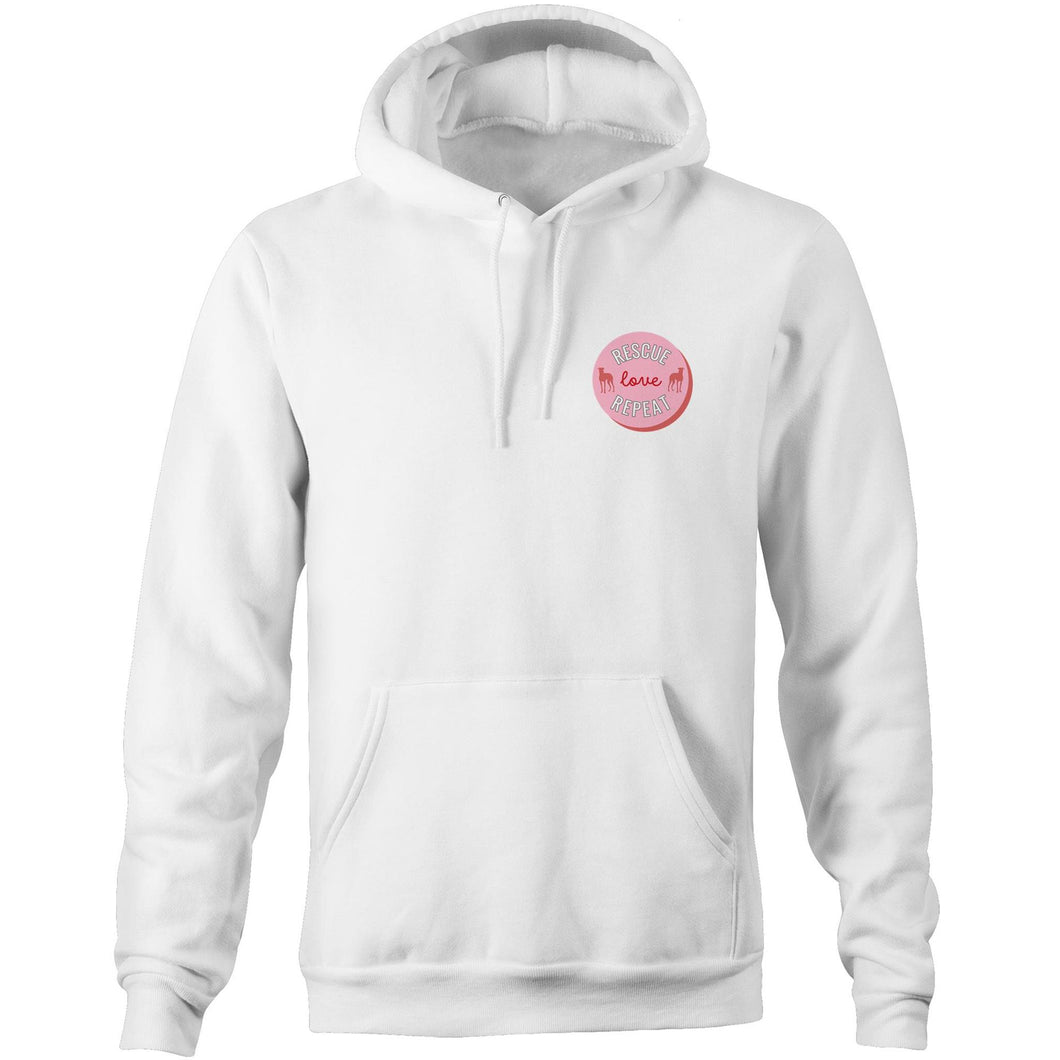 Rescue Love Repeat - Pocket Hoodie Sweatshirt