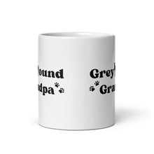 Load image into Gallery viewer, Greyhound Grandpa - White glossy mug
