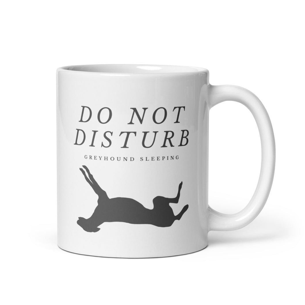 Do Not Disturb - White glossy mug