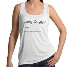 Load image into Gallery viewer, Long Doggo Worlds Fastest Roacher - Women&#39;s Singlet
