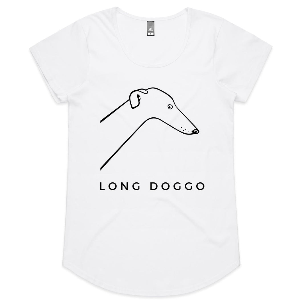 Long Doggo - Women's Scoop Neck T-Shirt