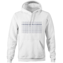 Load image into Gallery viewer, I Fucking Love My Greyhound - Pocket Hoodie Sweatshirt
