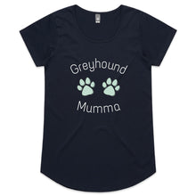 Load image into Gallery viewer, Greyhound Mumma - Women&#39;s Scoop Neck T-Shirt
