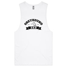 Load image into Gallery viewer, Greyhound Dad Banner - Men&#39;s Tank Top Tee
