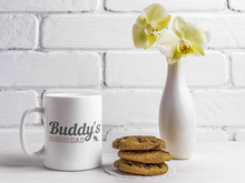 Load image into Gallery viewer, Name&#39;s Dad - Personalised White Glossy Mug
