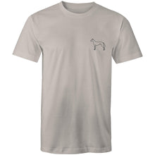 Load image into Gallery viewer, Minimalist Greyhound Outline - Men&#39;s T-Shirt
