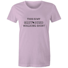 Load image into Gallery viewer, This Is My Greyhound Walking Shirt  - Women&#39;s Classic T-Shirt
