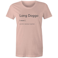 Load image into Gallery viewer, Long Doggo Worlds Fastest Roacher - Women&#39;s Classic T-Shirt
