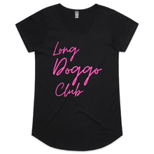 Load image into Gallery viewer, Long Doggo Club - Women&#39;s Scoop Neck T-Shirt
