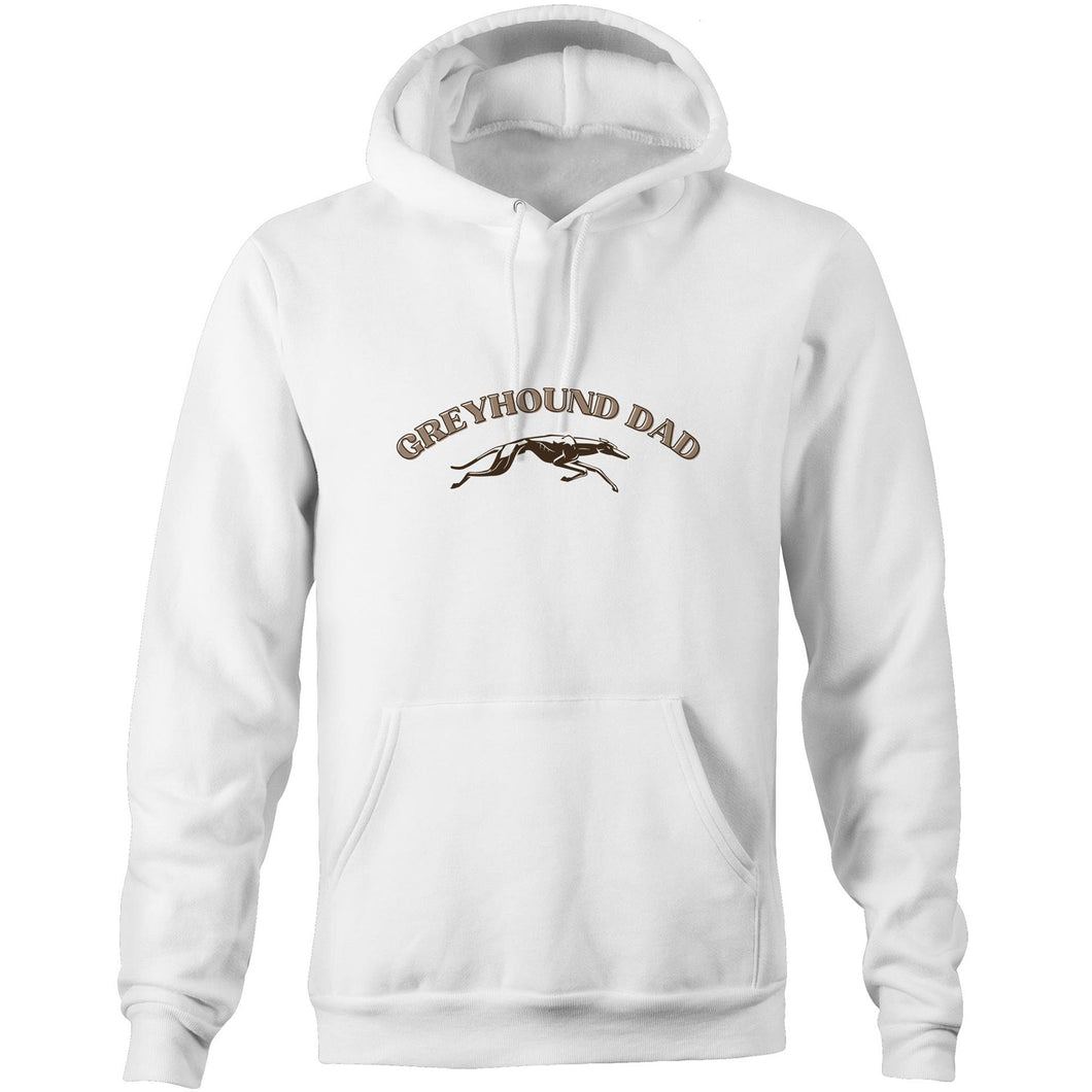 Greyhound Dad Zoom - Pocket Hoodie Sweatshirt