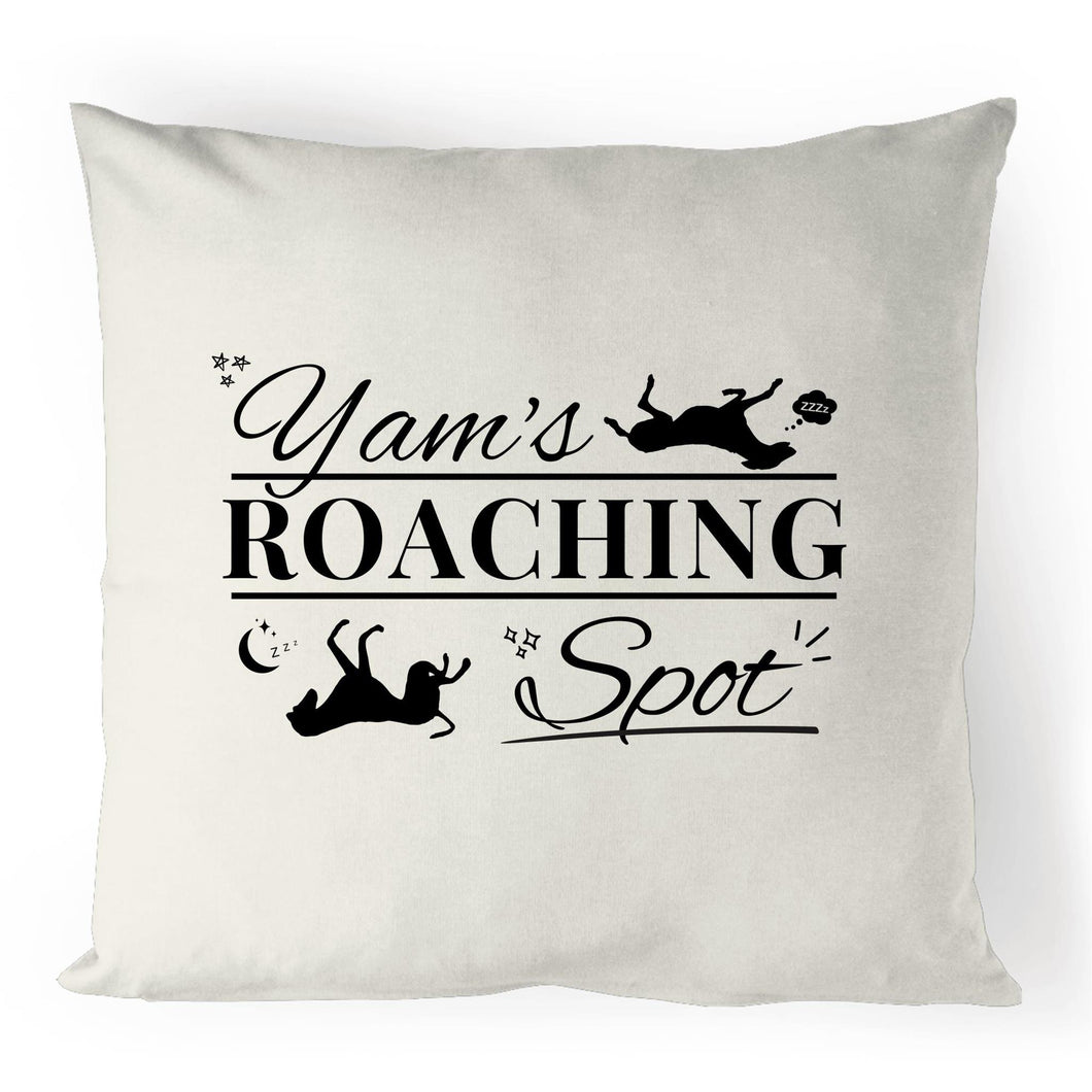 Yam's Roaching Spot - 100% Linen Cushion Cover