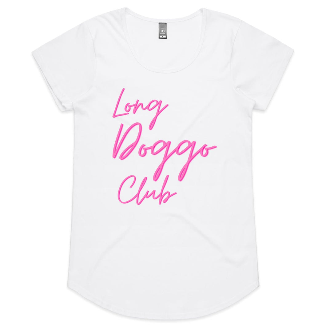 Long Doggo Club - Women's Scoop Neck T-Shirt