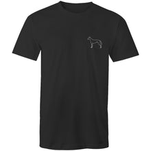 Load image into Gallery viewer, Minimalist Greyhound Outline - Men&#39;s T-Shirt
