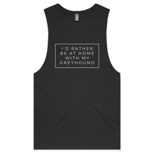 Load image into Gallery viewer, I&#39;d Rather Be At Home With My Greyhound - Men&#39;s Tank Top Tee
