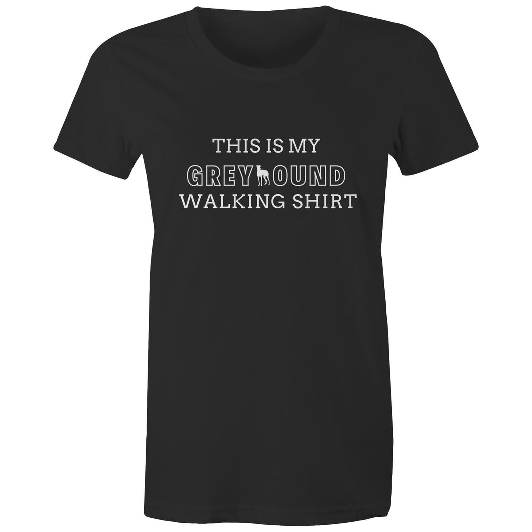 This Is My Greyhound Walking Shirt  - Women's Classic T-Shirt