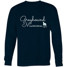 Load image into Gallery viewer, Greyhound Mumma Greyhound Silhouette - Crew Sweatshirt
