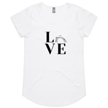 Load image into Gallery viewer, LOVE - Women&#39;s Scoop Neck T-Shirt
