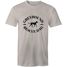 Load image into Gallery viewer, Greyhound Rescue Dad Moustache - Men&#39;s T-Shirt
