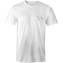 Load image into Gallery viewer, Minimalist Greyhound Outline - Men&#39;s T-Shirt
