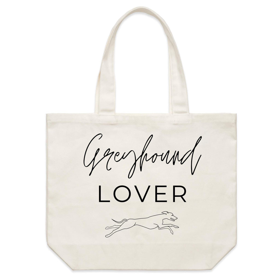 Greyhound Lover - Shoulder Canvas Tote Bag