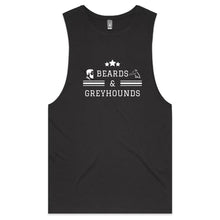 Load image into Gallery viewer, Beards and Greyhounds - Men&#39;s Tank Top Tee
