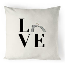 Load image into Gallery viewer, LOVE - 100% Linen Cushion Cover
