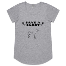 Load image into Gallery viewer, Save A Snoot - Women&#39;s Scoop Neck T-Shirt
