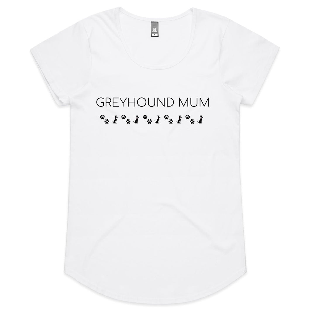 Greyhound Mum - Women's Scoop Neck T-Shirt