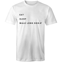 Load image into Gallery viewer, Eat Sleep Walk Long Dog - Men&#39;s T-Shirt
