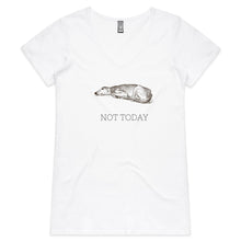 Load image into Gallery viewer, Not Today - Women&#39;s V-Neck T-Shirt
