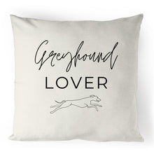 Load image into Gallery viewer, Greyhound Lover - 100% Linen Cushion Cover
