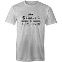 Load image into Gallery viewer, Beards and Greyhounds - Men&#39;s T-Shirt
