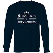 Load image into Gallery viewer, Beards and Greyhounds - Crew Sweatshirt
