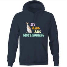 Load image into Gallery viewer, My Kids Are Greyhounds - Pocket Hoodie Sweatshirt
