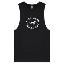 Load image into Gallery viewer, Greyhound Rescue Dad Moustache - Men&#39;s Tank Top Tee
