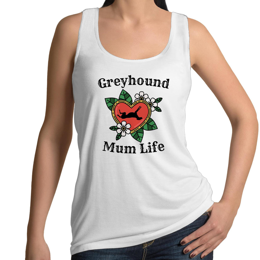 Greyhound Mum Life - Women's Singlet