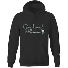 Load image into Gallery viewer, Greyhound Mumma Greyhound Silhouette - Pocket Hoodie Sweatshirt
